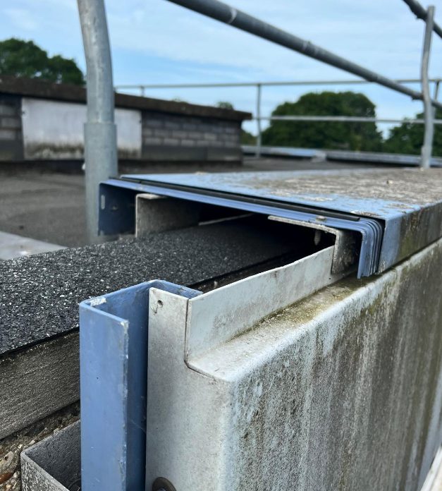 Coping and flashing detail
